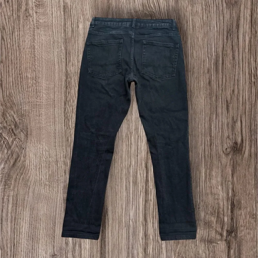 ASOS DESIGN Black Slim Fit Jeans Men’s 32x28 (Tag 32x30) Modern Stretch Denim
